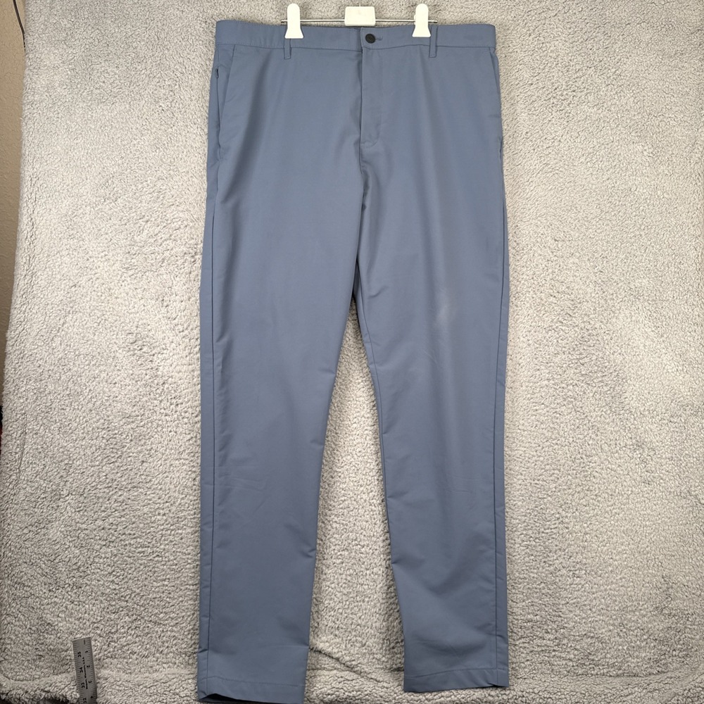 Banana Republic Pants‎ Mens 40x34 (FIT 40X33) Blue Trouser Polyester Performance